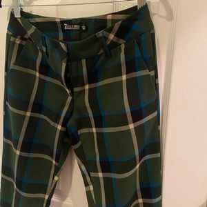 Women’s Plaid Straight Leg Pant 7th Avenue New York & Company